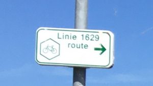 wegwijzer linie 1629 route